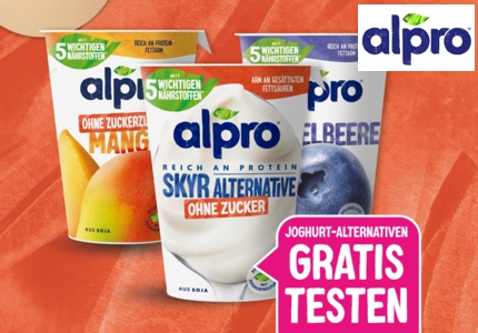 Logo Alpro Joghurt-Alternative 2026 - Cashback