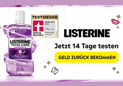 Logo Listerine Mundspülung 2026 - Cashback