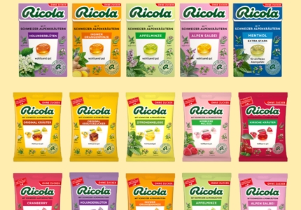 Logo Ricola Bonbons 2025 - Cashback