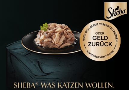Logo SHEBA Katzenfutter 2026 - Cashback
