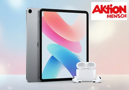Logo Aktion Mensch Apple iPad Wi-Fi 2026 - Gewinnspiel