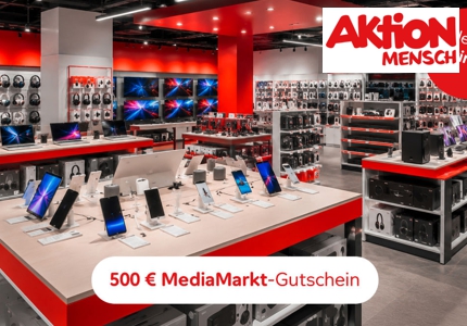 Logo Aktion Mensch MediaMarkt-Gutschein 2026 - Gewinnspiel
