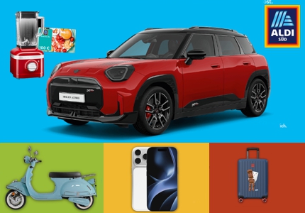 Logo ALDI Sommer Momente 2026 - Gewinnspiel