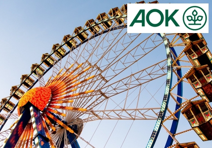 Logo AOK Auszeit im Europa-Park Erlebnis-Resort 2026 - Gewinnspiel