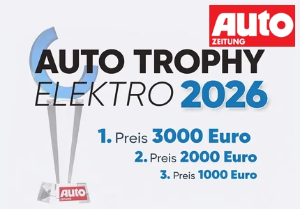 Logo Auto Zeitung Auto Trophy Elektro 2026 - Gewinnspiel