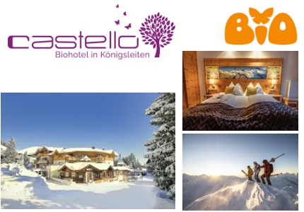 Logo BIO Bio-Wohlfühlhotel Castello Königsleiten 2025 - Gewinnspiel