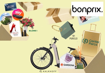 Logo Bonprix Geburtstag 2026 - Gewinnspiel