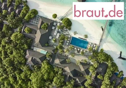 Logo Braut.de Robinson Noonu 2026 - Gewinnspiel
