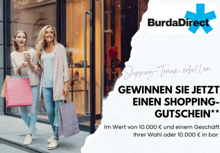 BurdaDirect Shopping-Gutschein Gewinnspiel