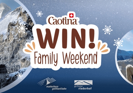 Logo Caotina Familien-Auszeiten 2026 - Gewinnspiel