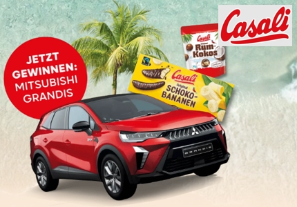 Logo Casali Mitsubishi Grandis 2026 - Gewinnspiel