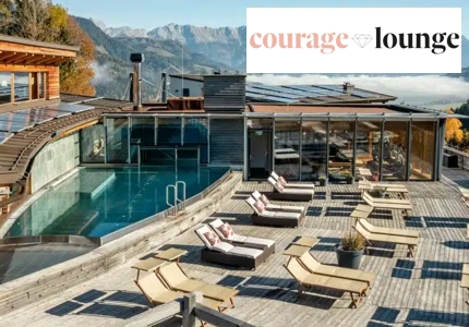 Logo Courage Lounge Mountain Life Programm 2026 - Gewinnspiel