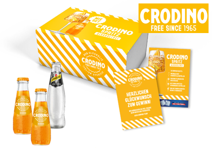 Crodino Spritz Alkoholfrei Probier-Sets 2024 - Gewinnspiel