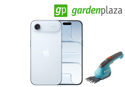 Logo gardenplaza Apple iPhone Air 07.2026 - Gewinnspiel