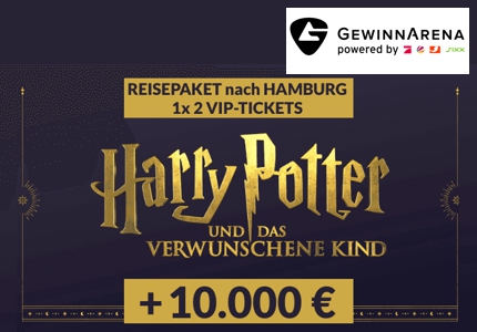 Logo Gewinnarena Harry Potter Theater 2025 - Gewinnspiel