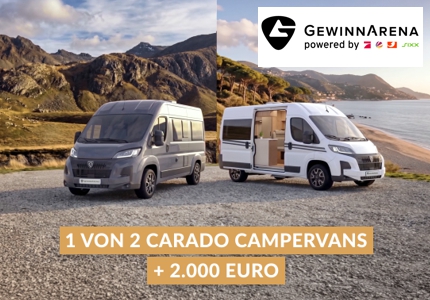 Logo Gewinnarena Carado Campervan 1 2026 - Gewinnspiel