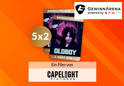 Logo Gewinnarena Kinogutscheine Oldboy 2026 - Gewinnspiel