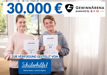 Logo Gewinnarena The Voice Kids 30.000 Euro 03.2026 - Gewinnspiel