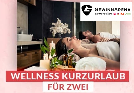 Logo Gewinnarena Wellness Kurzurlaub 02.2026 - Gewinnspiel
