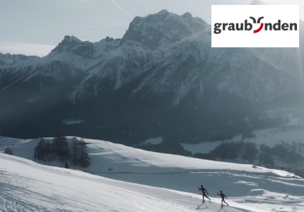 Logo Graubuenden Langlaufurlaub in Graubünden 2025 - Gewinnspiel