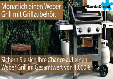 Burda Weber Grill Gewinnspiel
