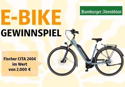 Logo Hamburger Abendblatt E-Bike 2026 - Gewinnspiel