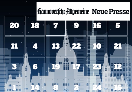 Logo HAZ Adventskalender 2025 - Gewinnspiel