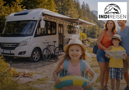 Logo Indi Reisen Woche im Reisemobil 2026 - Gewinnspiel