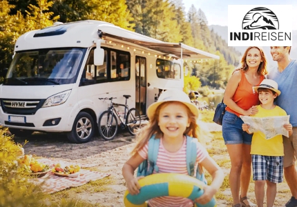 Logo Indireisen eine Woche im Reisemobil 2026 - Gewinnspiel