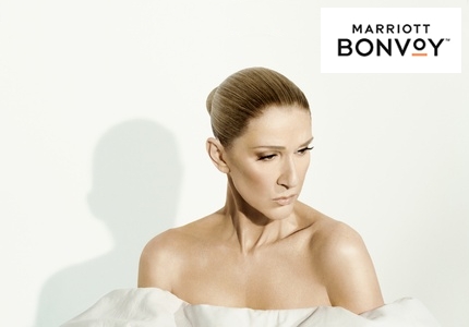 Logo Marriott Bonvoy Celine Dion in Paris 2026 - Gewinnspiel