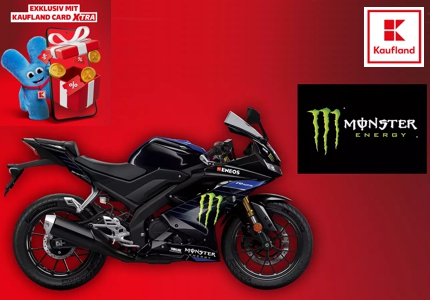 Logo Kaufland Yamaha YZF-R125 2026 - Gewinnspiel