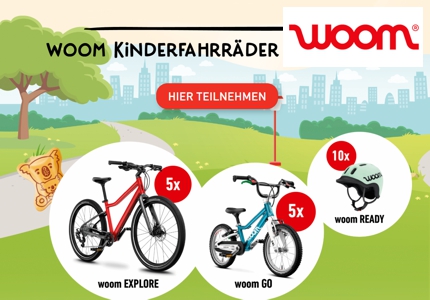 Logo woom Koala 2026 - Gewinnspiel