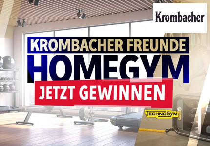 Krombacher Homegym 2023 - Gewinnspiel