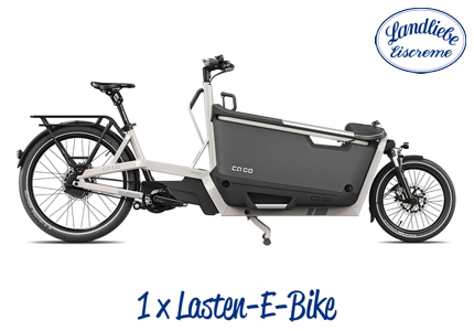 Logo Landliebe Eiscreme Lasten-E-Bike 2026 - Gewinnspiel