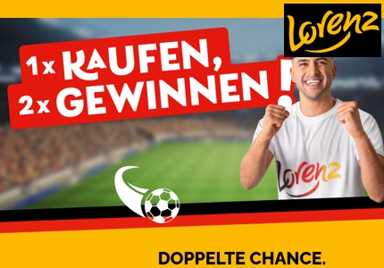 Logo Lorenz Doppelte Chance 2026 - Gewinnspiel