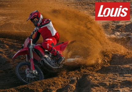Logo Louis Ducati Desmo450 MX 2026 - Gewinnspiel