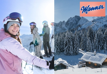 Logo Manner Rosa Winterwunderland 2025 - Gewinnspiel