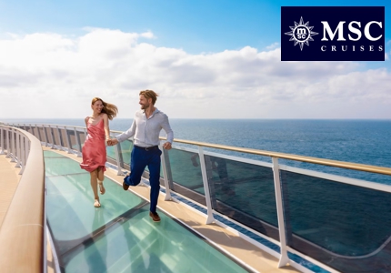 Logo MSC Cruises Newsletter 2026 - Gewinnspiel