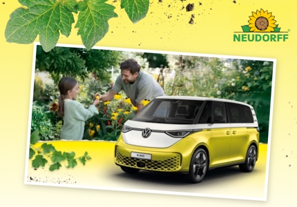 Logo Neudorff VW ID. Buzz 2026 - Gewinnspiel