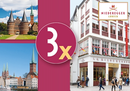 Logo Niederegger Marzipan Torte 2025 - Gewinnspiel