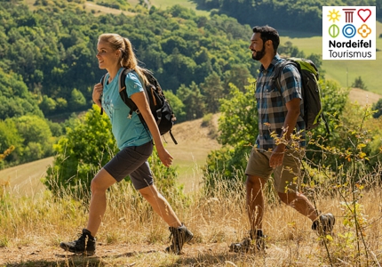 Logo Nordeifel Tourismus Wanderweg des Jahres 2026 - Gewinnspiel