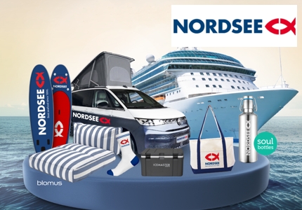 Logo Nordsee 130 Jahre 2026 - Gewinnspiel