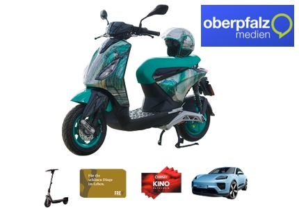 Logo Oberpfalz Medien Jubiläumsgewinnspiel 2026 - Gewinnspiel