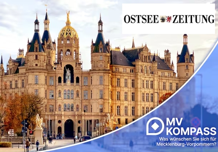 Logo Ostsee Zeitung MV-Kompass Umfrage 2026 - Gewinnspiel