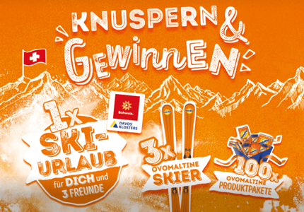Ovomaltine Ski Urlaub Gewinnspiel