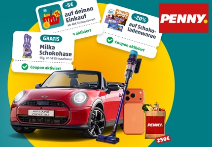Logo Penny App Rubbellos 2026 - Gewinnspiel