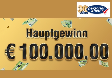 Logo Personalshop Großes Jahres-Gewinnspiel 2026 - Gewinnspiel