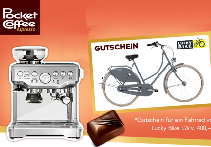 Ferrero Pocket Coffee Lucky Bike 2024 - Gewinnspiel