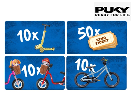 Logo Puky Paw Patrol 2026 - Gewinnspiel