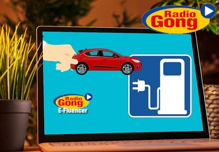 Logo Radio Gong 1 Woche E-Auto 2026 - Gewinnspiel